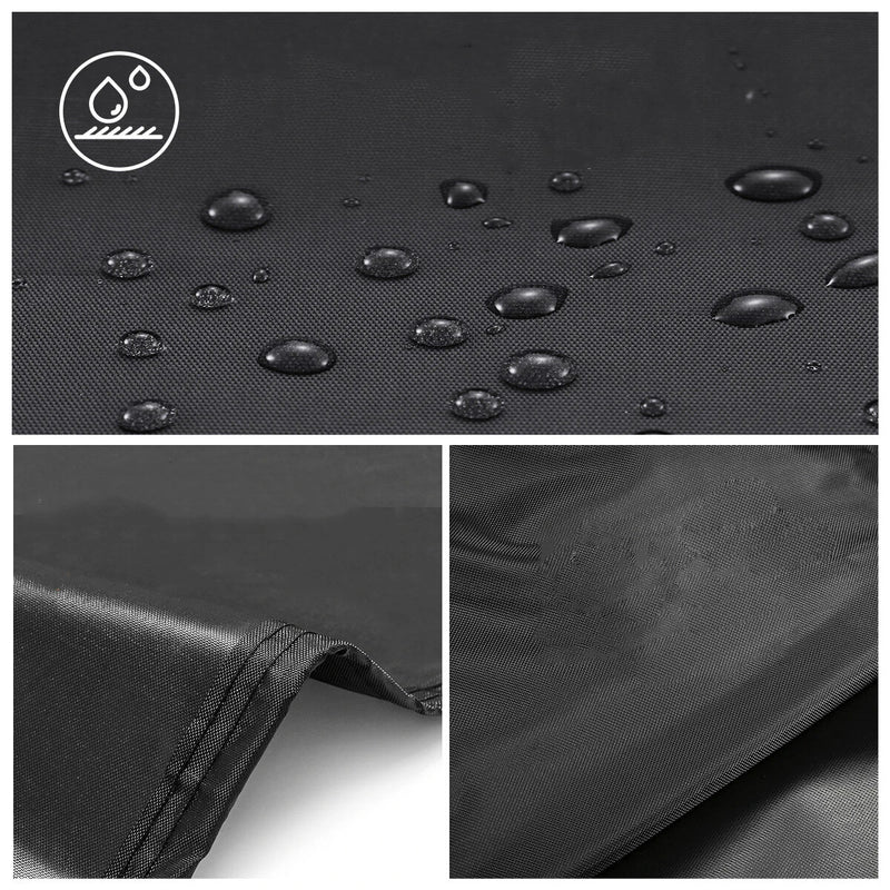 KING DO WAY BBQ Grill Cover 30x25x47'' Heavy Duty Waterproof Windproof Dust UV Resistant with Handle Straps Storage Bag Windproof Buckle and Shrink Rope for Weber Brinkmann Char-Broil Holland