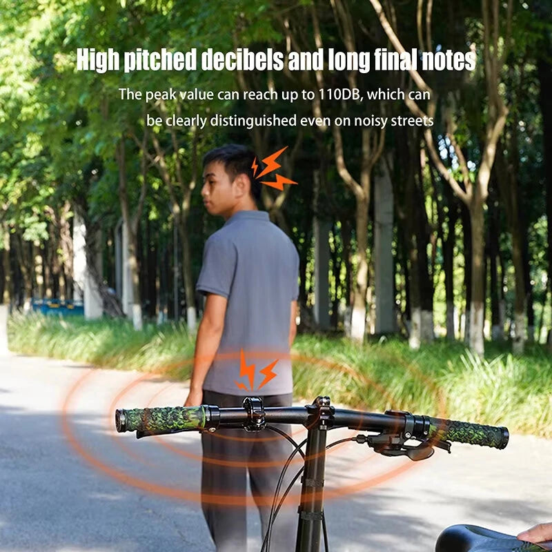 ACRUNU Bicycle Bell Invisible Cycling Safety Signal Warning Sound Loud and Clear Ringtone Fashion Horn MTB Bike Accessories