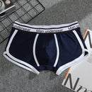 4PCS Men's Underwear Cotton Boxer Shorts Fashion Casual Boxer Shorts High Quality Sleep Panties Comfortable Breathable Underwear