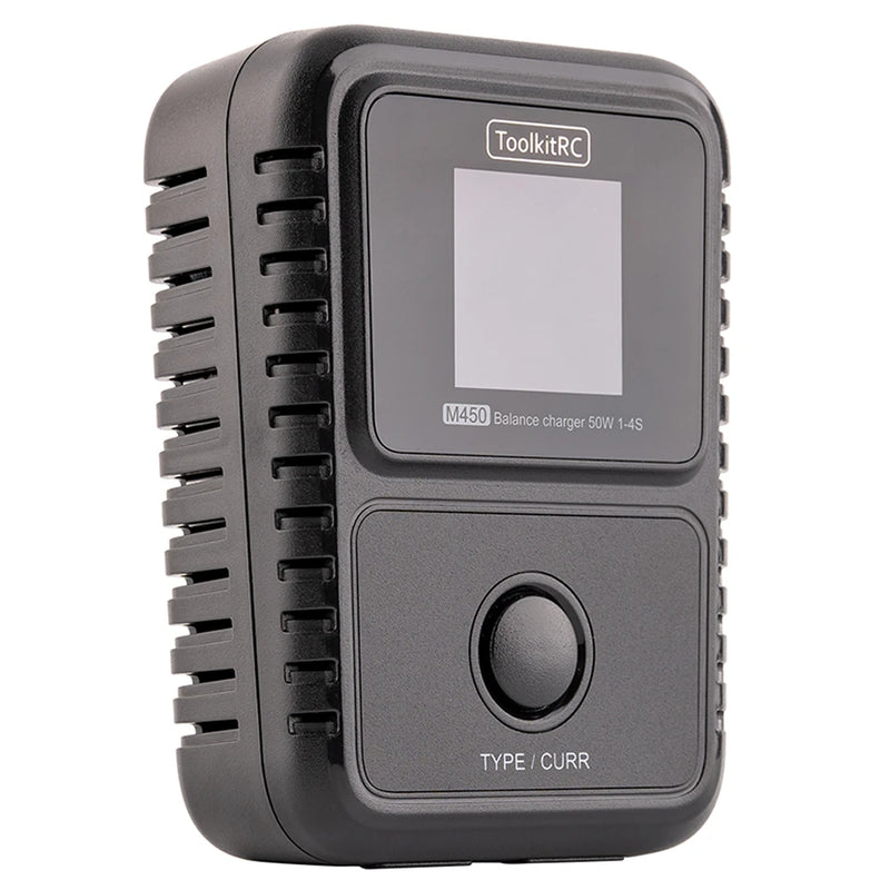 ToolkitRC M450 AC 50W 5A 200mA LiPo Charger for 2-4S LiPo/LiHv/ LiFe batteries