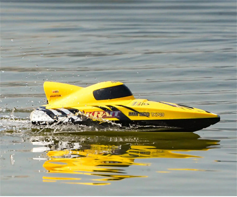 TY XIN 749 2.4G RC Boat Brushless Jet Speedboat Capsized Reset Waterproof Proportional Control Remote Control Ship High Speed Vehicles Models