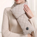 TENGOO Heating Scarf Waist Belly Warmer 3 Levels Control Warming Neck Scarf USB Powered Electric Heated Scarf Neck Wrap Warmer Neck Heating Pad for Women Men
