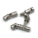 2PCS Upgraded Metal Drive Shaft Front Rear for Land Rover FMS FCX24M D90 D110 Range Discovery 1/24 Rock Crawler RC Cars Vehicles Models Spare Parts Accessories