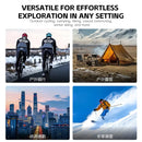 WEST BIKING Ear-hanging Thermal Cycling Mask Winter Breathable Windproof High Elastic Warm Neck Wrap for Cycling Skiing Climbing Outdoor Sports