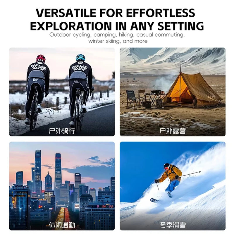 WEST BIKING Ear-hanging Thermal Cycling Mask Winter Breathable Windproof High Elastic Warm Neck Wrap for Cycling Skiing Climbing Outdoor Sports