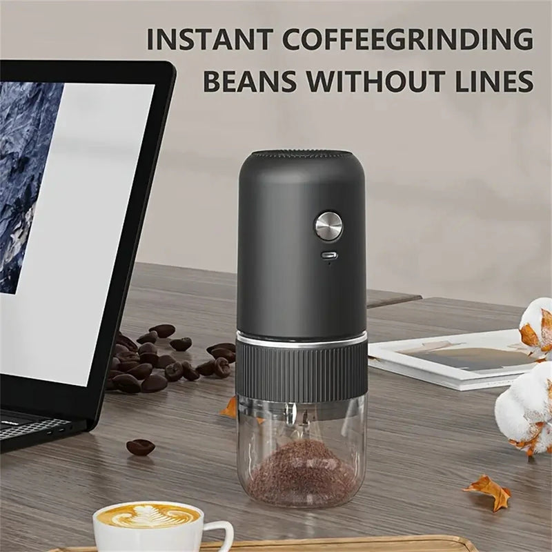 IPRee Electric Coffee Bean Grinder Ceramic Grinding Core Wireless Adjustable Automatic Electric Coffee Grinder Handheld Home
