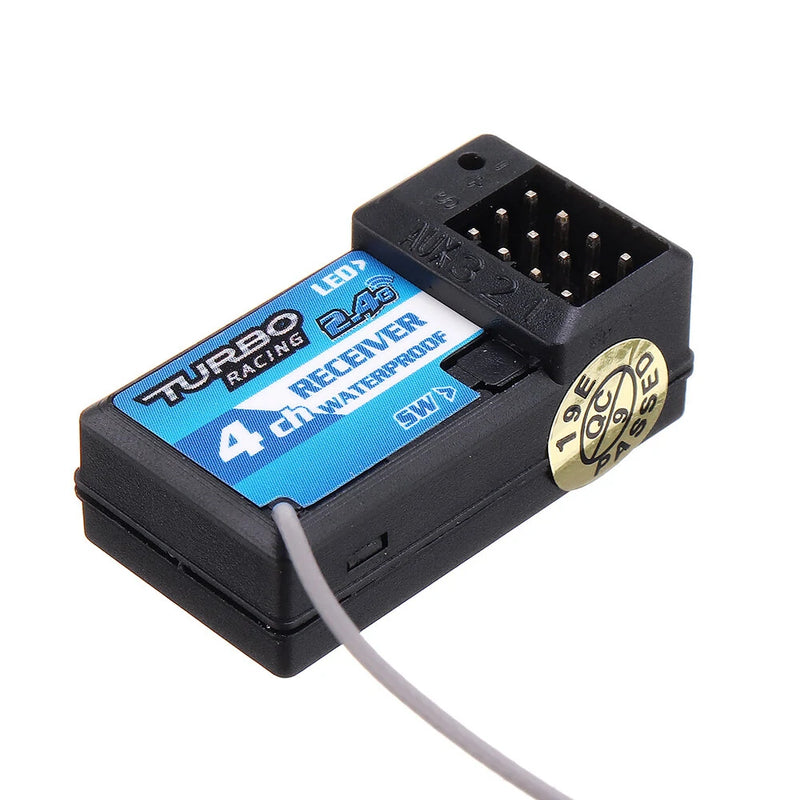 Turo Racing R41 4CH RC Car Receiver For 91803G-VT 2.4GHz 3CH Radio Remote Control Transmitter RC Car Boat Vehicle Model