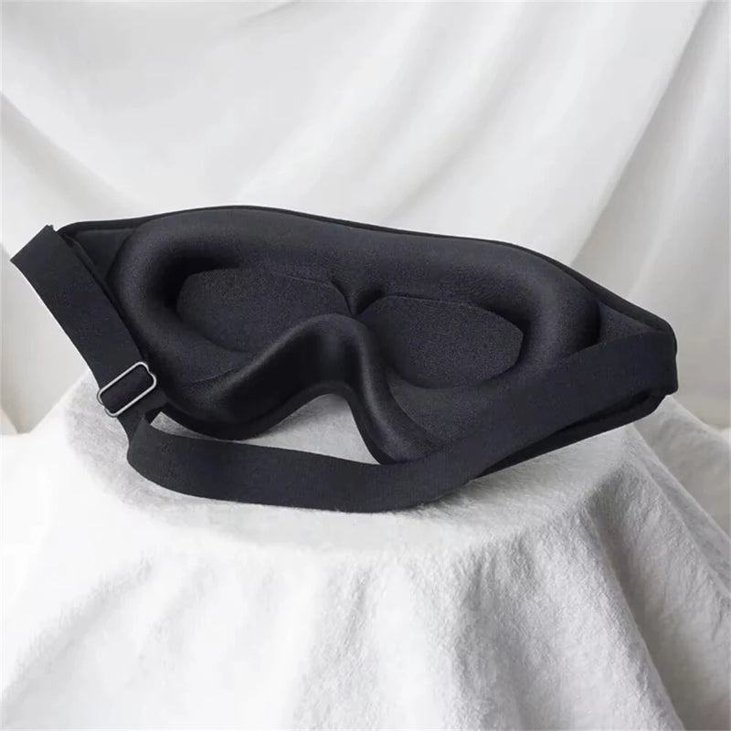KALOAD 3D Deep Socket Rebound Memory Foam Sleeping Eye Mask Adjustable Strap Light Breathable Face Eyepatch for Deep Sleep Yoga Travel