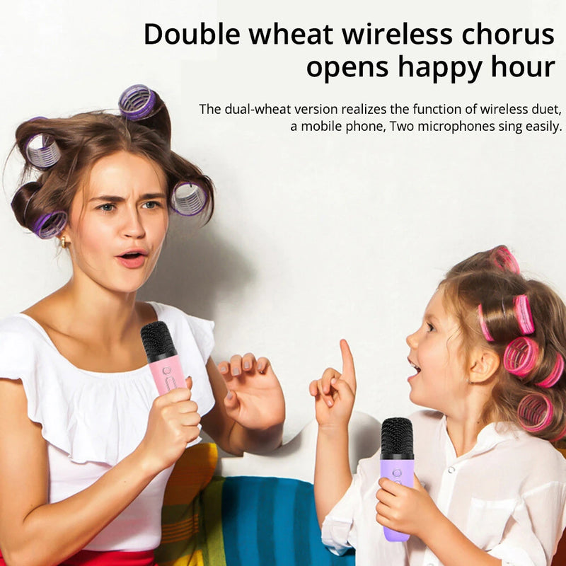 T97 Bluetooth Children's Singing Machine Karaoke Audio Microphone Integrated Early Education Toys Various Changing Channels