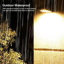 IPRee 3 Mode Solar Clip Lights IP65 Waterproof Super Bright Motion Sensor Lights Energy Conservation Warm Light Garden Wall Light