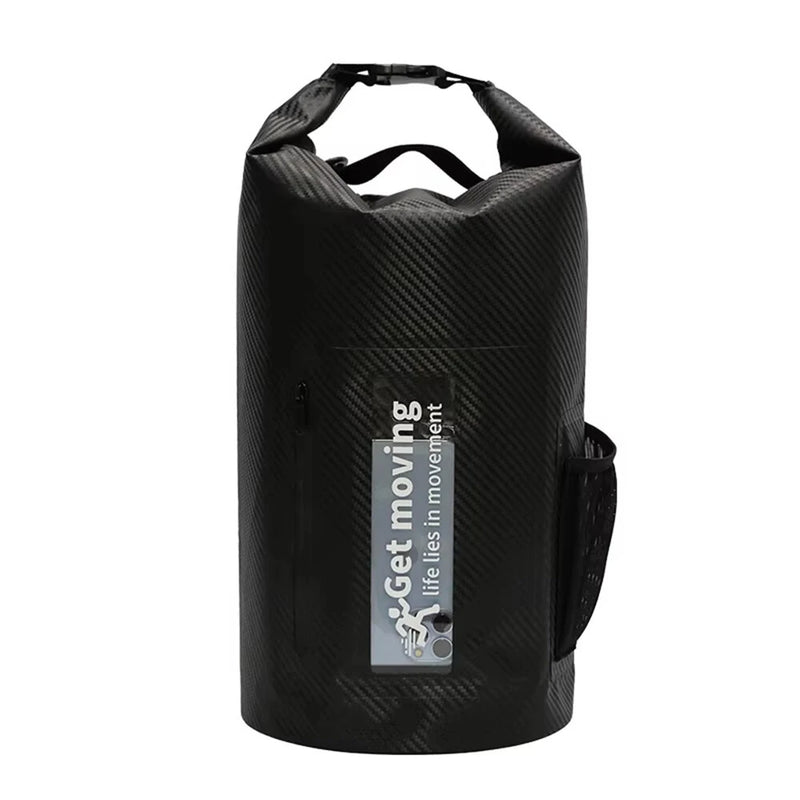 WaveRite 10L/20L Carbon Fiber Waterproof Dry Bag Pack Sack Hand-Held Bucket Bag, Waterproof Bag, Beach Drifting Swimming Bag, Outdoor Backpack