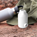 IPRee 3 in 1 Electric Air Pump With Battery For Inflatable Bed, Vacuum Bags, 5 Camping Nozzles & Rapid Swelling And Deflated, Travel Pump For Swimming Rings, Floating