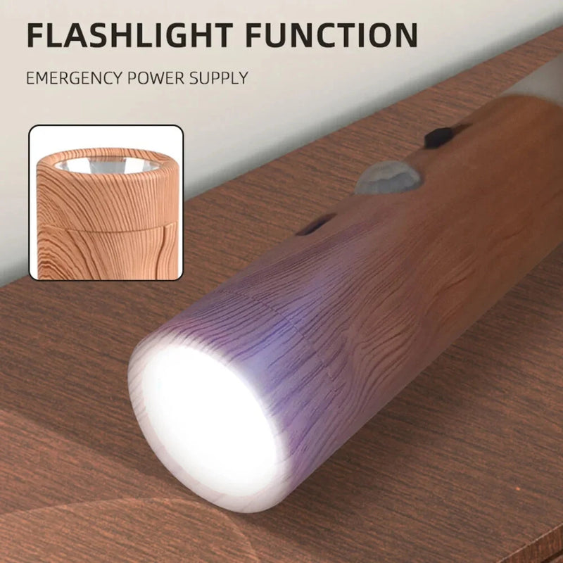 LED Motion Sensor Night Light Kitchen Cabinet Light Usb Rechargeable Wall Light Home Bedroom Table Lamp Bedside Lamp