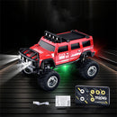 TRASPED HG4-221/222 RTR 1/64 2.4G Mini RC Car Alloy Shell Hummer Off-Road Climbing Truck Support App Remote Controlled LED Light Simulated Vehicle Three Speed Cruise Control Desktop Toys Model Collection Gift For Boys
