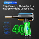 50000RPM Portable Suction Machine Dust Blower for Car Indoor Office Blowing Suction Integrated Handheld Air Pump High-Power Computer Case Keyboard Cordless Dust Blower