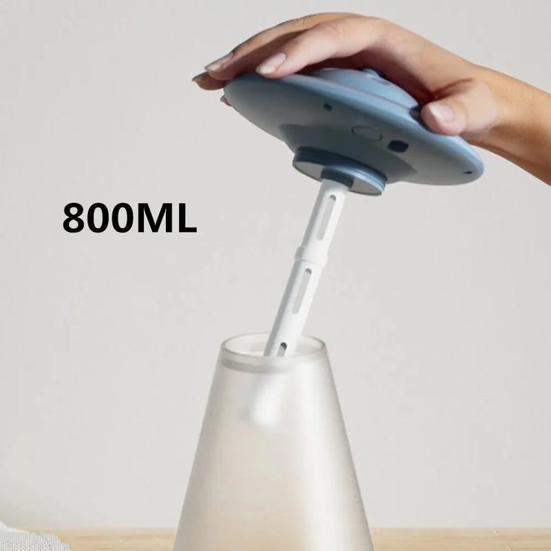 800ML Smart USB Charging UFO Humidifier Cordless Portable Air Humidifier Essential Oil Diffuser Rechargeable Perfume Aroma Mist Spayer for Car Home Plants