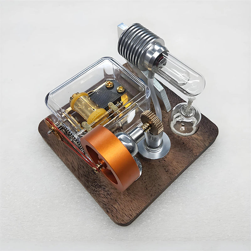 SH-016 Mechanical Music Box Stirling Engine Model Science Discovery Toys