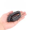 XANES Coiled Bike Lock 4-Digit Combination Anti-Theft Security Cable 1.5M Retractable Lock for Bicycle Helmet Scooter
