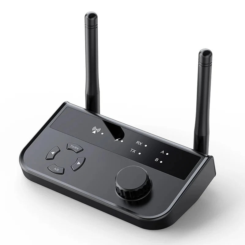 B39 2-In-1 bluetooth 5.3 Audio Receiver Transmitter 3.5mm Aux Jack RCA Stereo Music Wireless Adapter Dongle for TV Car PC Headphones