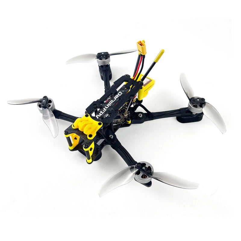 DarwinFPV FoldApe4 4 Inch 3S Folding Long Range RC FPV Racing Drone Sub250 ELRS BNF with GPS Analog / DJI O3 / NO Camera NO VTX
