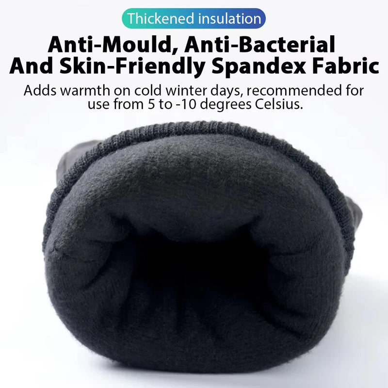 TENGOO Touch Screen Winter Gloves Waterproof Outdoor Sports Cycling Running Motorcycle Ski Fleece Gloves Non-slip Warm Full Fingers for 5-10 Cold Weather