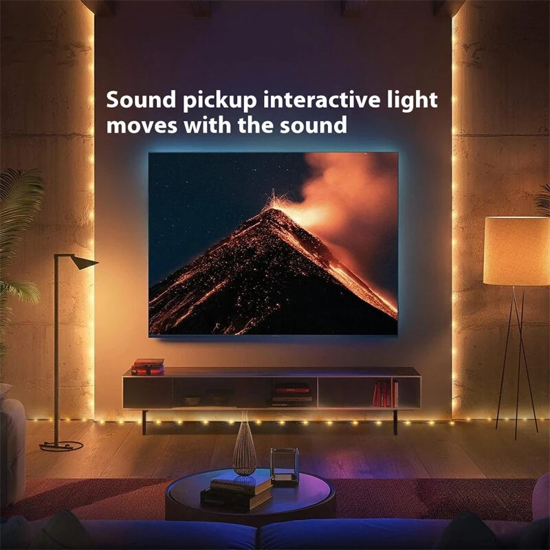 Nextool 2 in 1 Outdoor Camping Lights 7 Lighting Modes 12 Meters 20S Recovery Curly Camping Fairy Lights, IP67 Waterproof, Usb Charge, With Music And APP Smart Control RGB Ambient Light Strip For Tent, Camping, Garden, Interior Decoration