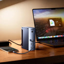 UGreen U715 13-in-1 Docking Station Three Display with Thunderbolt5 8K60Hz USB3.0 USB3.2 USB-C3.2 2.5G Ethernet TF SD4.0 3.5mm Audio Multi-ports USB Hubs