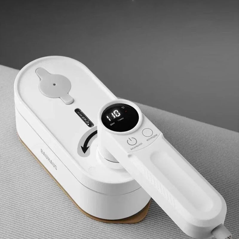 Smart Handheld Mini Garment Steamer Travel Clothes Powerful Handheld Steam Ironing Machine Fast Heating with Digital Display 180 Rotatable Clothes Ironing