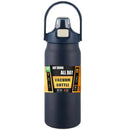 1500ml Large Capacity Portable Thermos Bottle with Straw, 304 Stainless Steel, Thermal Mug, Cup, Coffee Cup, Sports Flasks, Cold and Hot Water Bottle
