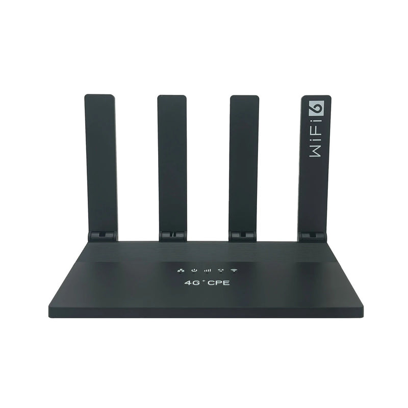 WR800 4G LTE WiFi 6 Router 4 Gigabit Ports SIM Card Slot Mesh Networking External Antennas 600Mbps High-Speed Internet for Home Office Plug and Play
