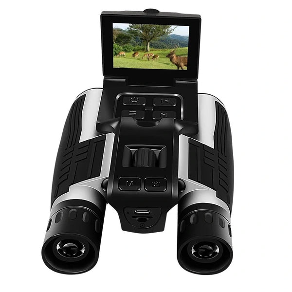 12x32 HD Binoculars Telescope With Screen Capture Photos And Record Videos DT40 For Mountain Climbing Travel Sports Competitions
