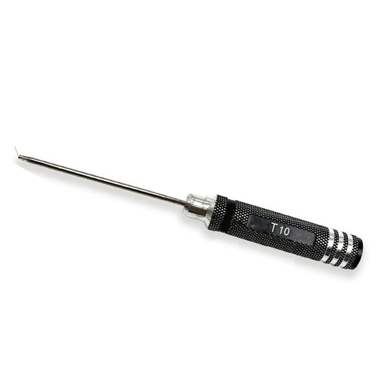 High-Speed Steel ScrewdriverT6 T9 T10 Hexagonal Torx Aluminum Handle Anti-Slip for RC Aircraft Models Repair Tools