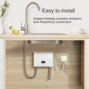 220V 3000W Instant Water Heater Bathroom Kitchen Wall Mounted Electric  Hot Water FastHeater LCD Temperature Display with Remote Control