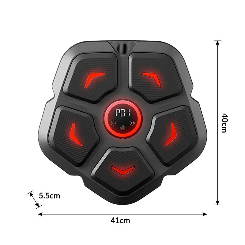 KALOAD Smart Electronic Boxing Machine Rhythm Musical Target RGB Lights Music Boxing Taekwondo Muay Thai Karate Sanda Martial Arts for Fitness Training Christmas Gift