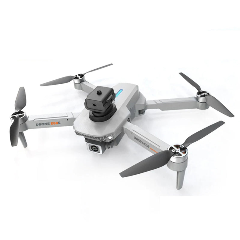XKJ E88S Mini WiFi FPV with HD Dual Camera 360 Obstacle Avoidance Optical Flow Positioning Brushless Foldable RC Drone Quadcopter RTF