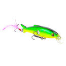 SeaKnight SK007 Minnow 16g 100mm 0.6-1.2M 1PC Fishing Lures with Feather Artificial Baits Swimbait Wobblers Minnow Fishing Lure
