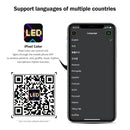 Smart Bluetooth Flexible LED Pixel Screen Strip 5V USB DIY Graffiti Logo LED Matrix Pixel Scrolling Display Advertising Light