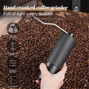 IPRee Manual Portable Coffee Grinder Diamond Grinder CNC Stainless Steel Core Lengthened Handle Double Bearing Adjustable Coffee Bean Grinder