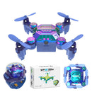 DWI YP18 MINI Wristwatch Dual Remote Gravity WiFi APP Control Barometric Altitude Hold Mode 2.4G RC Toys Kids Gifts Drone Quadcopter RTF