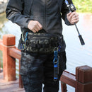 ZANLURE 600D Oxford Men's Fishing Lure Bag Waterproof Molle Tactical Waist Chest Pack Multifunctional Travel Hunting Bag
