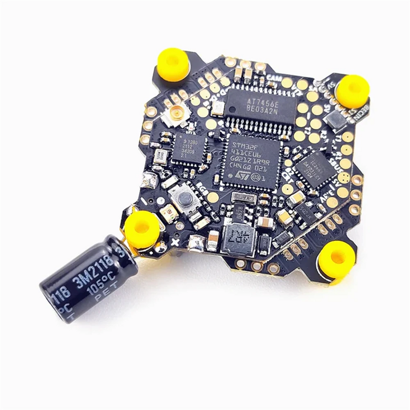 25.5x25.5mm DarwinFPV FoldApe4 ELRS3.0 F411 Bluejay MPU6500 AIO F4 Flight Controller 1-3S 15A ESC for Long Range RC FPV Racing Drone