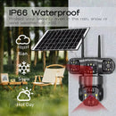 Guudgo V380 12MP Tri-Lens Solar Powered PTZ Security Camera Wireless WiFi/4G PIR Motion Detect Two Way Audio IP66 Waterproof Outdoors CCTV Surveillance Cameras