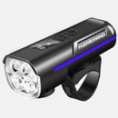 HAWEIWIND Bike Light 1000LM USB Rechargeable 3600mAh Bike Headlight With Horn LCD Display Auto Sensor Cycling for MTB, Scooters