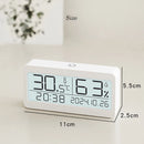Magnetic Suction LED Simple Clock Back Light Desktop Clock Temperature And Humidity Alarm Clock Decorative Ornaments Silent Small Alarm Clock