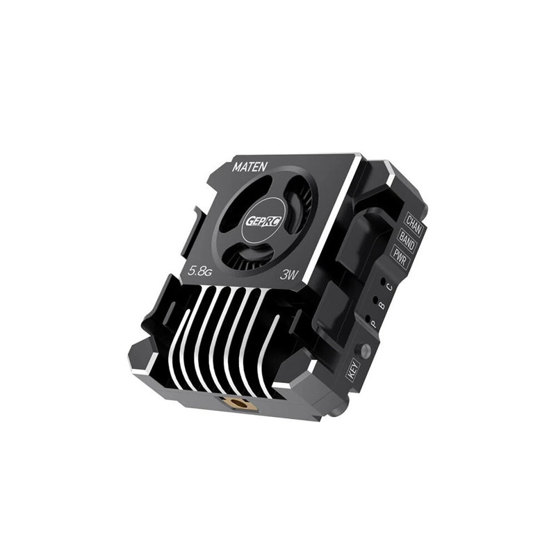 GEPRC MATEN 5.8G 3W 80CH VTX PRO Long Range Image Transmission FPV Transmitter Dual Mounting Holes IRC Tramp MMCX Antenna Supports OSD for FPV Racing Drones