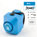 BENGGUO 110dB Bike Electronic Horn Type-C Charging Warning Safety Bicycle Mini Alarm for MTB Handlebar of 22-31.8mm