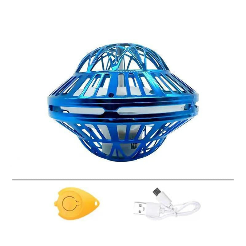UFO Magic Spin Suspension Ball Magic Sphere Fingertip Gyroscope Flying Saucer Aircraft