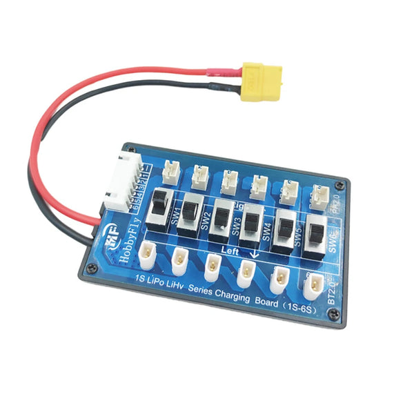 HobbyFly 1s BT2.0/PH2.0 Lipo Battery Series Charging Board Parallel Charge Board Blade Inductrix Ultra Micro JST-PH Connector For BetaFpv Battery Charger