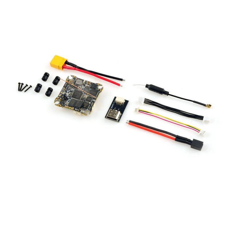 25.5x25.5mm Happymodel X14 ELRS 5in1 AIO Flight Controller Built-in 2.4G UART ELRS V3.0 Receiver 5.8G 400mW OPENVTX