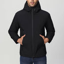 TENGOO 10 Zones Electric Heated Jacket - 3 Gear Control Temperature, Windproof, USB Charging, Thermal Hoodie Coat for Outdoor Hiking Camping